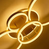 Modern Lamp 3/5 Ring LED Ceiling Light Chandelier Lights Living Room Dining Room
