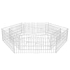 Gabion Baskets Outdoor Cages Stone Wire Mesh Planter Raised Vegetable Bed Steel