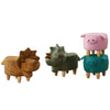 Animal Footstools Ottomans Faux Leather Padded Cushion Stool Pouffe Stool Kids