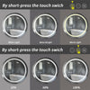 60cm Round Illuminated Bathroom Mirror Makeup Shaving Hairdressing Vanity Mirror