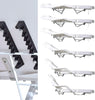 ONPNO Salon Beauty Bed and Hydraulic Stool, Adjustable 3-Section Massage Table