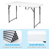 Portable Folding BBQ Camping Table Adjustable Dining Table Garden Party Picnic
