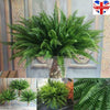Large Artificial Plants Fake Leaf Foliage Bush Home Office Garden Outdoor Decor