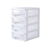 PLASTIC STORAGE DRAWERS 4 TIER DRAW TOWER UNIT MINI DESKTOP CONTAINER HOLDER NEW