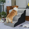2-4 Steps Dog Stairs Pet Puppy Cat Ladder Ramp For Bed Sofa With Removable Cover