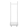 Metal Clothes Rack with Wheels Small Wardrobe Rack On Wheels for Bedroom Home