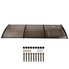 Door Canopy Awning Shelter Front Back Outdoor Porch Patio Window Roof Rain Cover