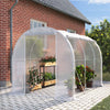 Heavy Duty Walk-In Tunnel Plant Garden Greenhouse Galvanized Steel UV-Shade Tent