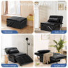 Foldable Sofa Bed 4-In-1 Convertible Sleeper Sofa Chair Adjustable Sofa Recliner