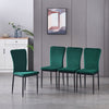 Grey Dining Table and Chairs 4/6 Set Retro Dining Room Chair Kitchen Home Office
