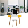 Dressing Table Stool Set Vanity Makeup Desk with Drawer Foldable Mirror Bedroom