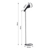 Modern Child Standard Floor Lamp Spotlight Lounge Uplighter Adjustable Reading
