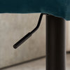 1/2/4X Bar Stools Gas Lift Stools Velvet Breakfast Kitchen Cafe Pub Swivel Chair