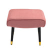 Vintage Velvet Pouffe Stool Footstool Living Room Foot Rest Stool Vanity Chair