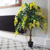 Large Blossom Tree Artificial Wisteria 4ft 120cm Yellow