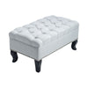Large Chesterfield Footstool Sofa Ottoman Pouffe Stool Bench Chair Window Seat