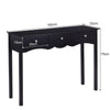 Accent Dressing Table 3 Drawer Sofa End Console Table Hallway Storage Furniture