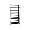 4-Tier Storage Shelves Ladder Bookshelf Industrial Bookcase Unit Vintage Gray
