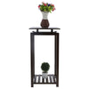 Bamboo Plant Stand Flower Pot Shelf Vase Display Rack Organizer for Living Room