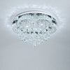 60cm LED Flower Crystal Ceiling Light Chandelier Living Room Dining Room 48W