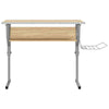 Craft Desk Sonoma Engineered Wood Plenty of storage space Adjustable desktop