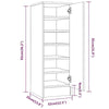 Shoe Cabinet Engineered Wood Shoe Storage Shelf Rack Set Multi Colours