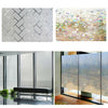 Rainbow Non-Adhesive Colourful Privacy Window Film Frosted Pattern Glass Film