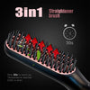 3in1 Electric Beard Hair Straightener Comb Brush Multifunctiona