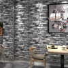 New Grey Brick Wall Grey Shimmer Tones Effect Faux Metallic Feature Wallpaper 3D