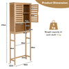 3-Tier Bamboo Bathroom Over-The-Toile