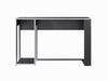 Home Office Workstation Computer Desk Black With Grey Kids Gaming Wooden Frame