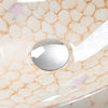 CounterTop Family Basin Yellow Brown Fish Scale Effect Bathroom Washbasin Sink