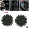 2PCS Universal Car Bling Cup Holder Insert Mat Coaster Interior Accessories UK