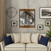 Industrial Wall Mirror Shabby Vintage Wood Framed Ornate Hanging Bathroom Mirror