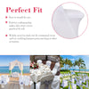 10PCS Folding Stretch SPANDEX Chair Cover Wedding Banquet Reception Decorations