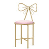 Set of 1/2 Vanity Chair Thicken Padded Lounge Dresser Seat Makeup Stool for Girl