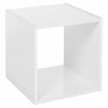New Cube 2 3 4 Tier Wooden Bookcase Bookshelf Storage Shelf Unit Display Stand