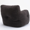 Cord Beanbag Sofa with Tufted Memory Foam filling Bean Bag Chair Armchair QW