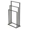 Bath 3 Tier Towel Rack Metal Freestanding Towel Bar Holder Clothes Drying Stand