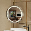 600mm Diameter Anti-fog Illuminated LED Bathroom Mirror Wall Mounted Waterproof