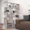 S-Shaped Display Bookshelf 5 Tiers Freestanding Storage Shelf Organiser Home