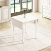 Foldable Dining Table and Chairs PU Leather Padded Seat Kitchen Home Furniture