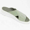 Ladies Stretch Cross Orthotic Slide Sandals Platform Slipper Casual Beach Shoes
