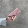 Women Wallet Ladies Purse Long Purse Envelope Leather Wallet Card Button Clutch