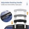 28" Large Suitcase Hard Shell Travel Trolley Hand Luggage ABS Lightweight Blue