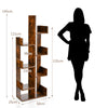 8-Tier Bookcase Bookshelf Space-Saving Storage Display Shelf Home Organizer