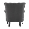 Upholstered Wing Back Chesterfield Sofa Velvet Button Tub Chair Scallop Armchair