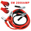 2000AMP 5M Jump Leads Car Van Booster Cables Starter Clamp Heavy Duty and Gloves