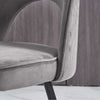 Dining Table & Chairs Set 4/6 Velvet Fabric Padded Seat Kitchen Furniture