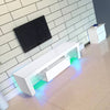 Modern TV Unit Cabinet Stand LED Lamp Beads Entertainment Stand Home Decor UK